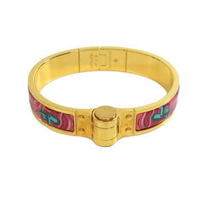 HERMES Gold Charm Bracelet